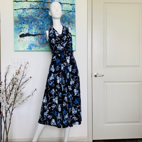 Tommy Hilfiger Bloom Floral Fit & Flare Dress - Picture 9 of 9